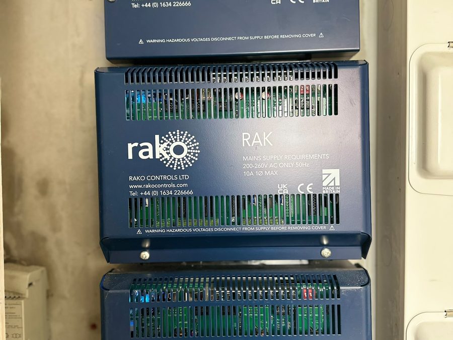 Rako lighting control keypad installation